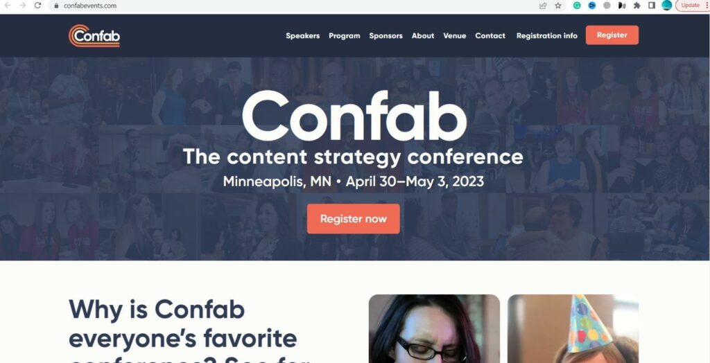 Confab 2023 (April 30-May 3, Minneapolis)