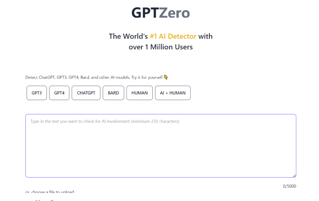 Best AI Content Detectors GPT Zero