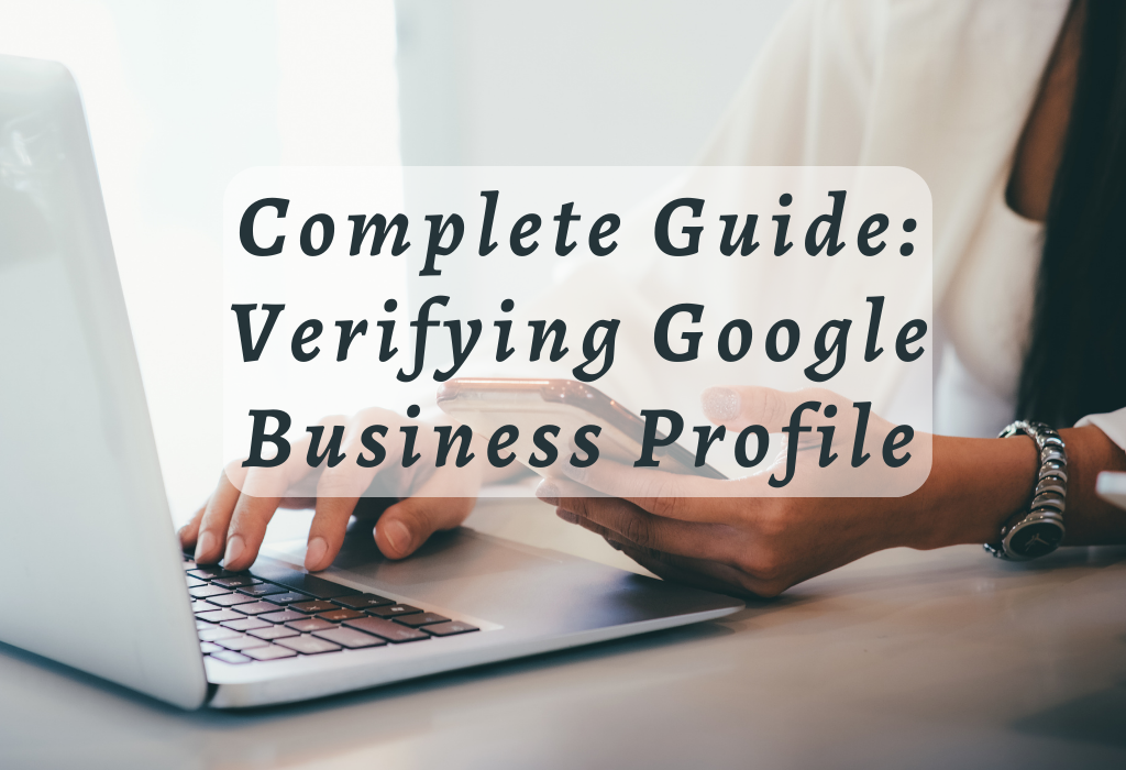 Verifying Google Business Profile